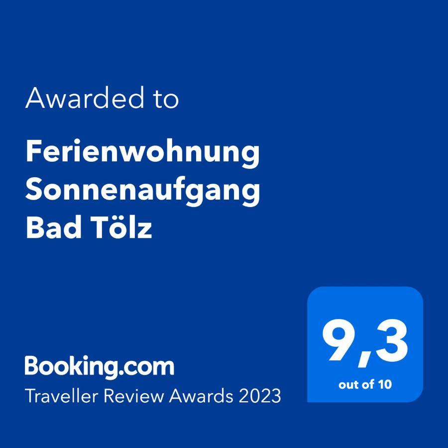 Ferienwohnung Sonnenaufgang Bad Toelz Extérieur photo
