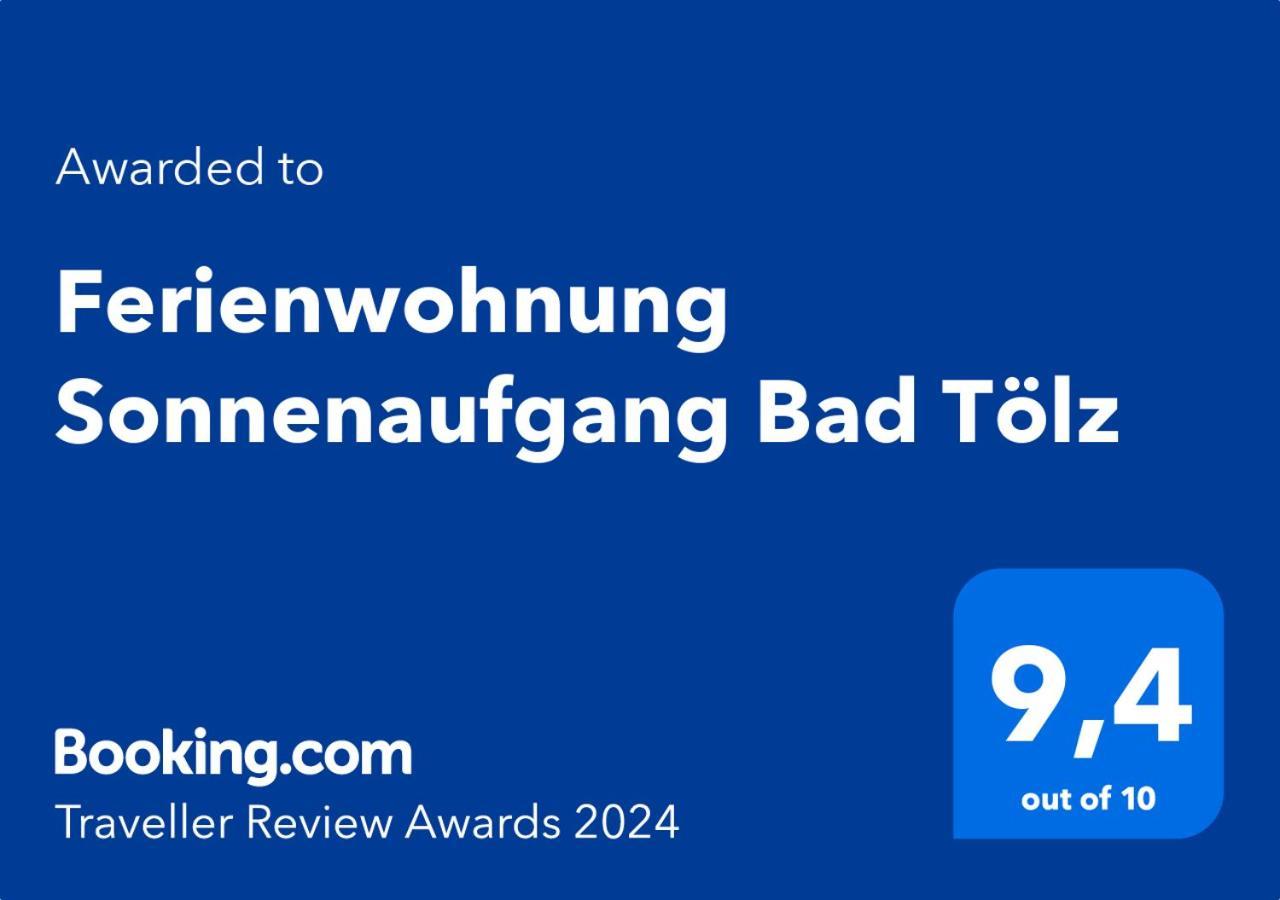 Ferienwohnung Sonnenaufgang Bad Toelz Extérieur photo